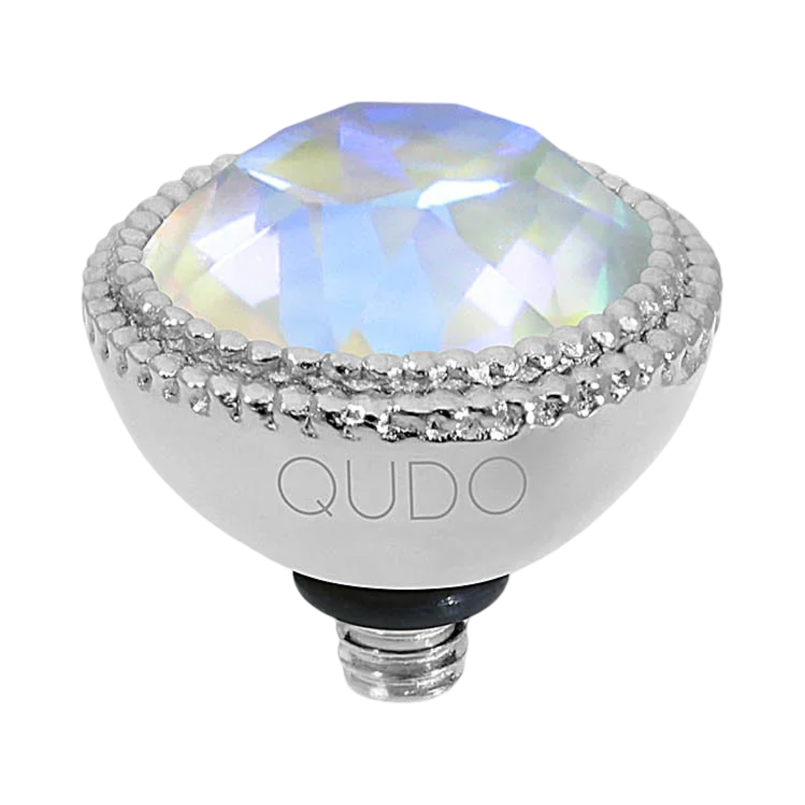 QUDO Fabero Double Beaded Crystal Topper – LG 11mm (Swarovski, Interchangeable)