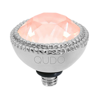 QUDO Fabero Double Beaded Crystal Topper – LG 11mm (Swarovski, Interchangeable)