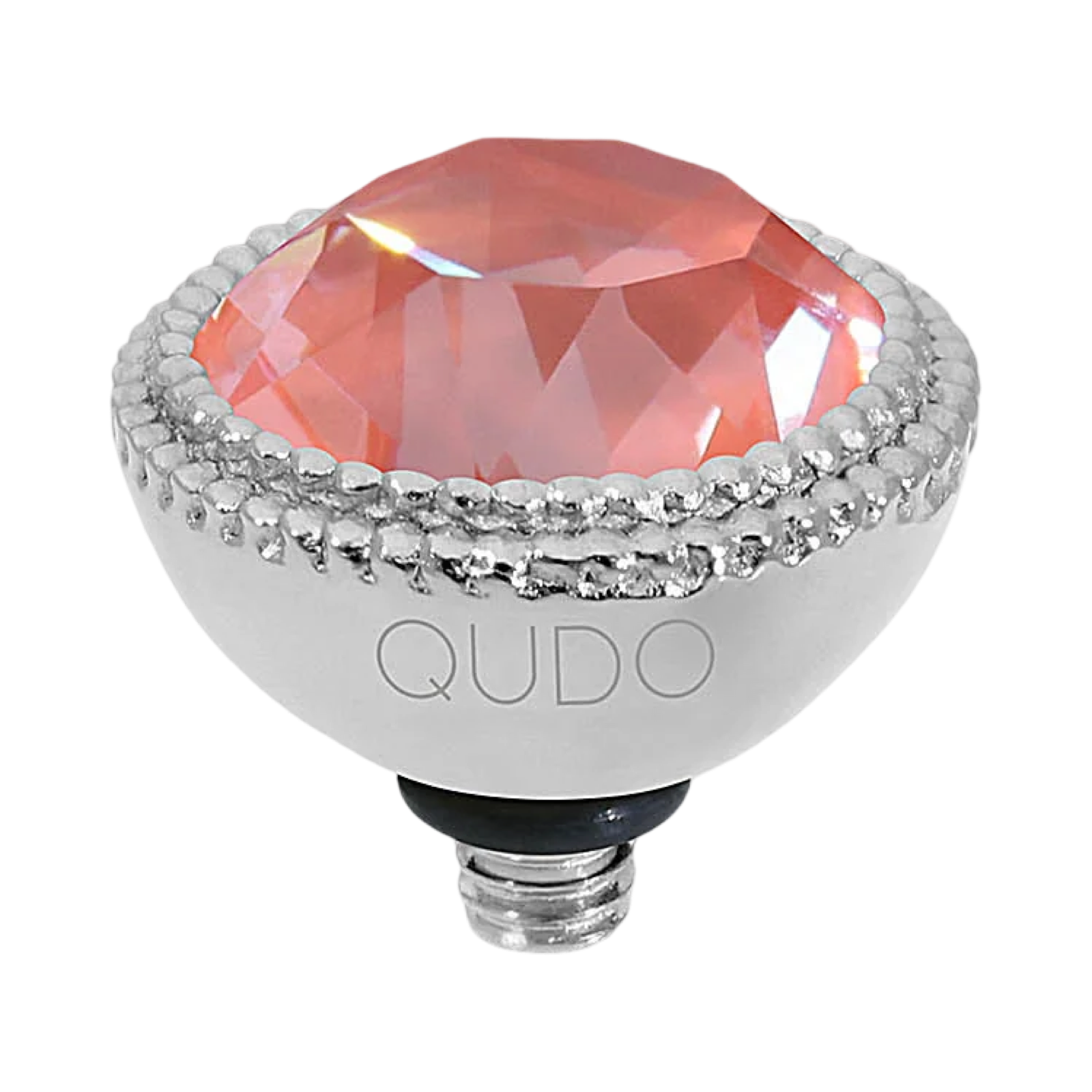 QUDO Fabero Double Beaded Crystal Topper – LG 11mm (Swarovski, Interchangeable)