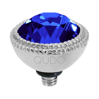 QUDO Fabero Double Beaded Crystal Topper – LG 11mm (Swarovski, Interchangeable)