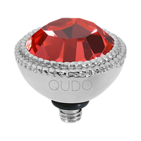 QUDO Fabero Double Beaded Crystal Topper – LG 11mm (Swarovski, Interchangeable)