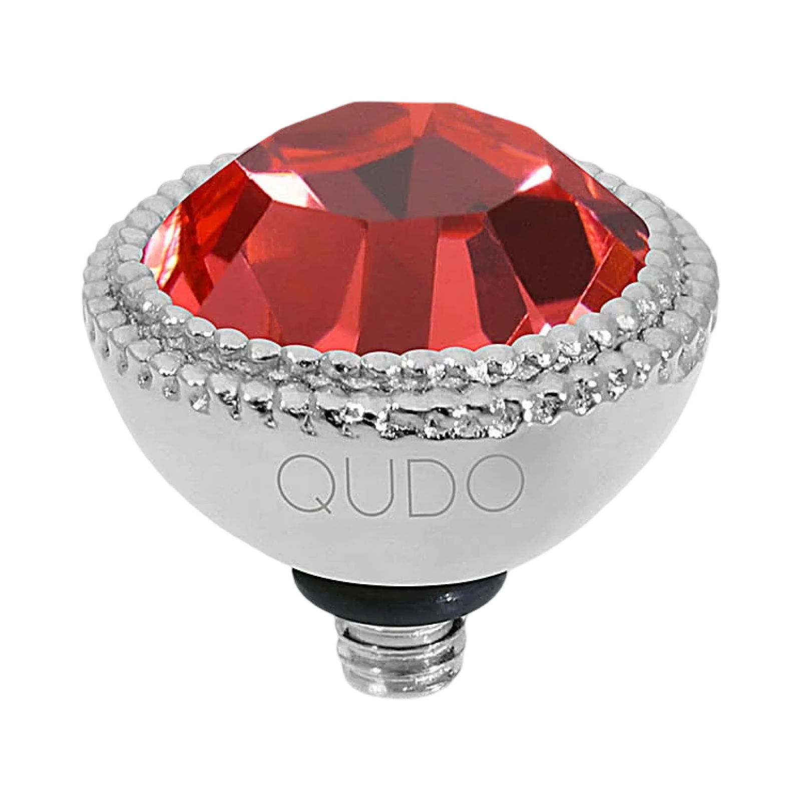 QUDO Fabero Double Beaded Crystal Topper – LG 11mm (Swarovski, Interchangeable)