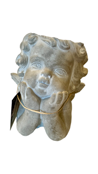 Cement Little Angel Planter - Small