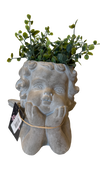 Cement Little Angel Planter - Small