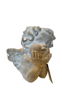 Cement Little Angel Planter - Large