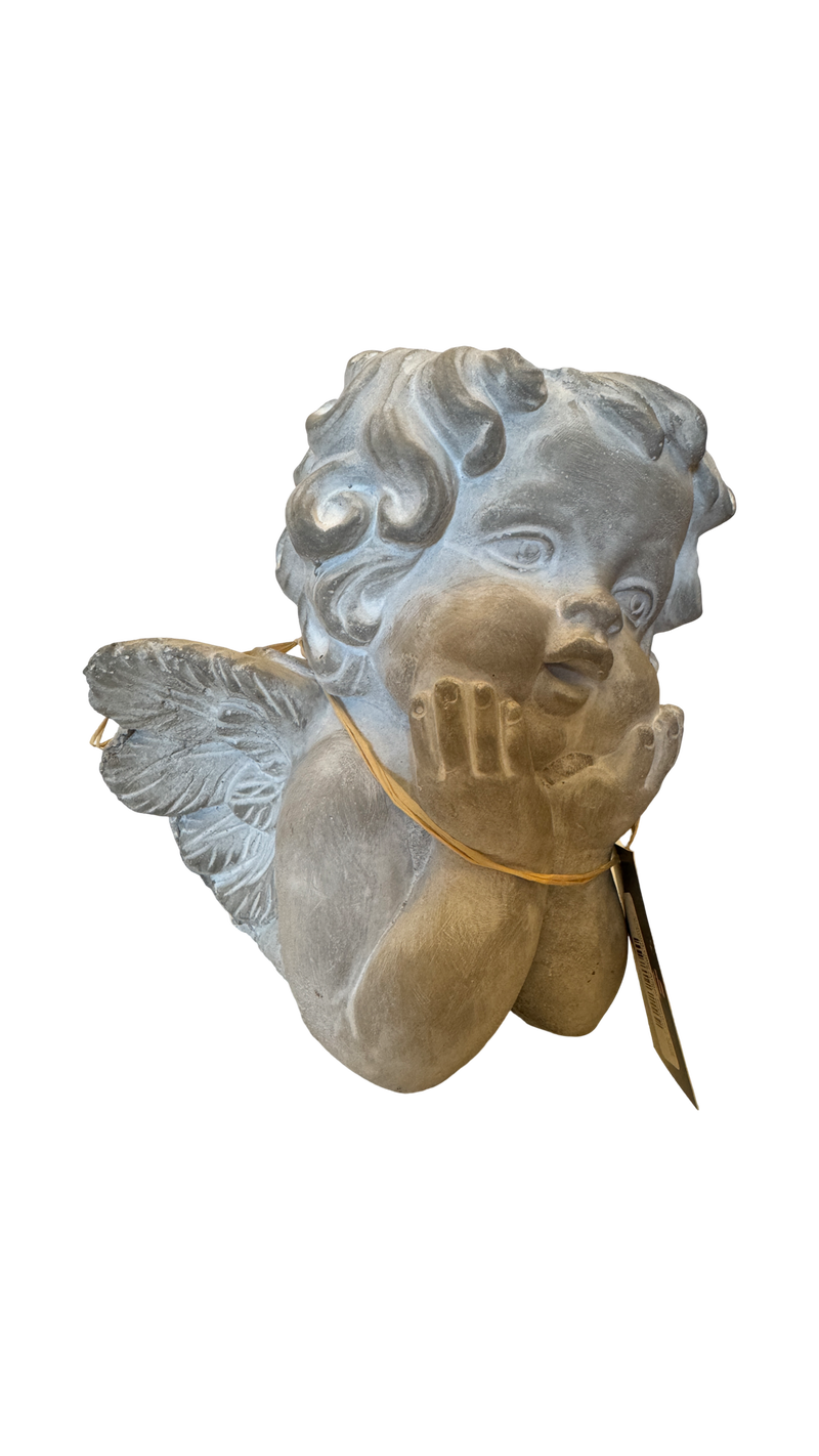 Cement Little Angel Planter - Large