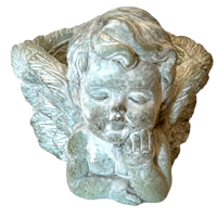 Resting Cherub Planter-7" Large