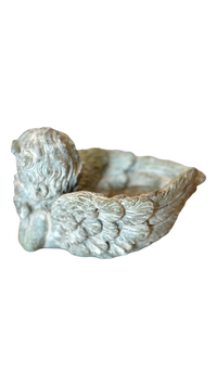 Resting Cherub Planter-7" Large