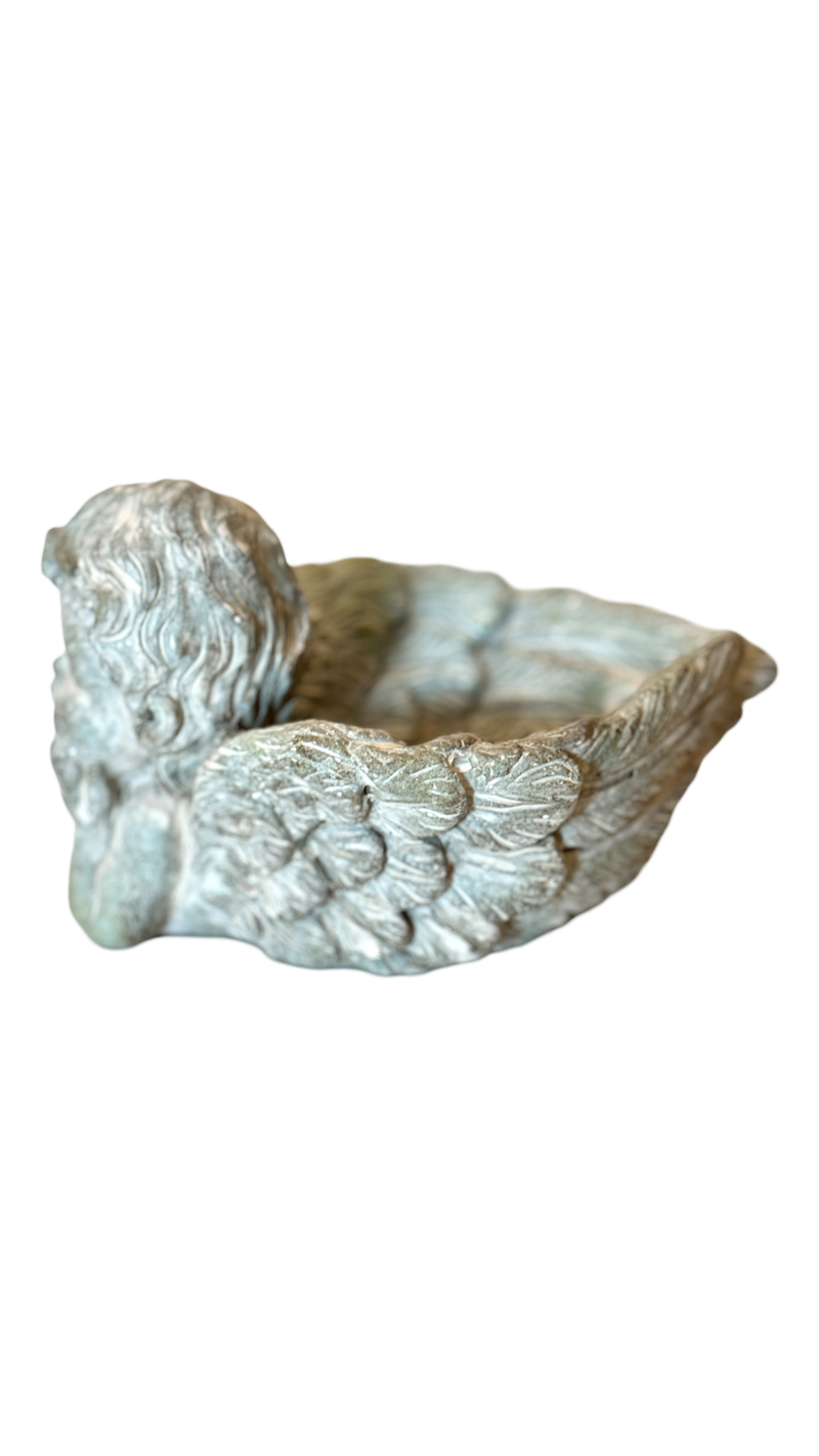 Resting Cherub Planter-7" Large