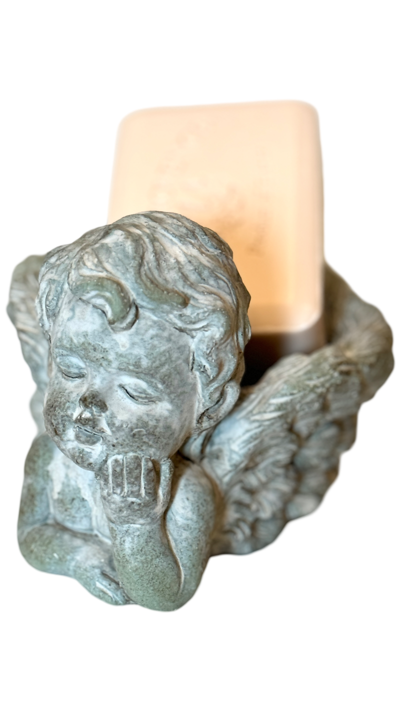 Resting Cherub Planter-7" Large