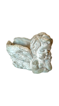 Resting Cherub Planter-7" Large