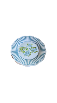 Hydrangea Garden Melamine Salad Plate