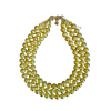 3 Strand Gold Beaded Brianna Necklace