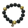 Black Beaded Brianna Bracelet