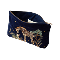 Elizabeth Scarlett London - Giraffe Mother & Baby Everyday Pouch: Navy