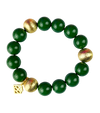 Green Beaded Brianna Bracelet