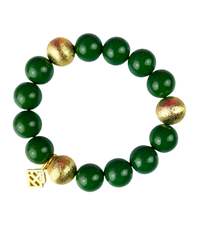 Green Beaded Brianna Bracelet