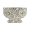 Oval Grecian Style Pedestal Cement Planter