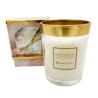 Nouvelle Candle Gold Band Glass - Mademoiselle