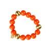 Orange Beaded Brianna Bracelet