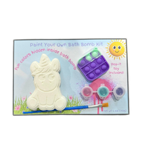 Paint Your Own Bath Bomb Kit, Unicorn