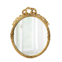 Ornate Mirror with Gold Vintage Detail