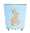 Regency Rabbit Round Cachepot Planter 6: Light Blue