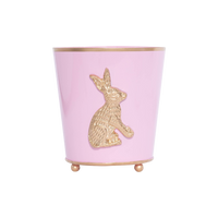 Regency Rabbit Round Cachepot Planter 6: Light Pink