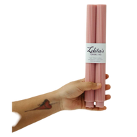 Rome Pillar Candle: Mauve Unscented