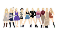 Taylor Swift Eras Sticker