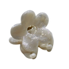 Tiny Flower Cellulose Acetate Hair Claw Clips: White Multi