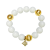 White Beaded Brianna Bracelet