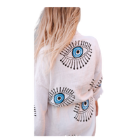 Turkish Evil Eye Long Lash Kimono (short and long)