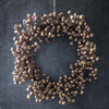 Abigail Ahern Artificial Hawthorn Wreath with Pink Berries – 27.5”