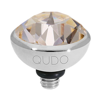 QUDO Bottone Silver Top | Neutral Crystal Collection
