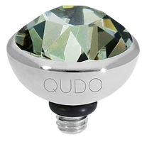 QUDO Bottone Silver Top | Neutral Crystal Collection