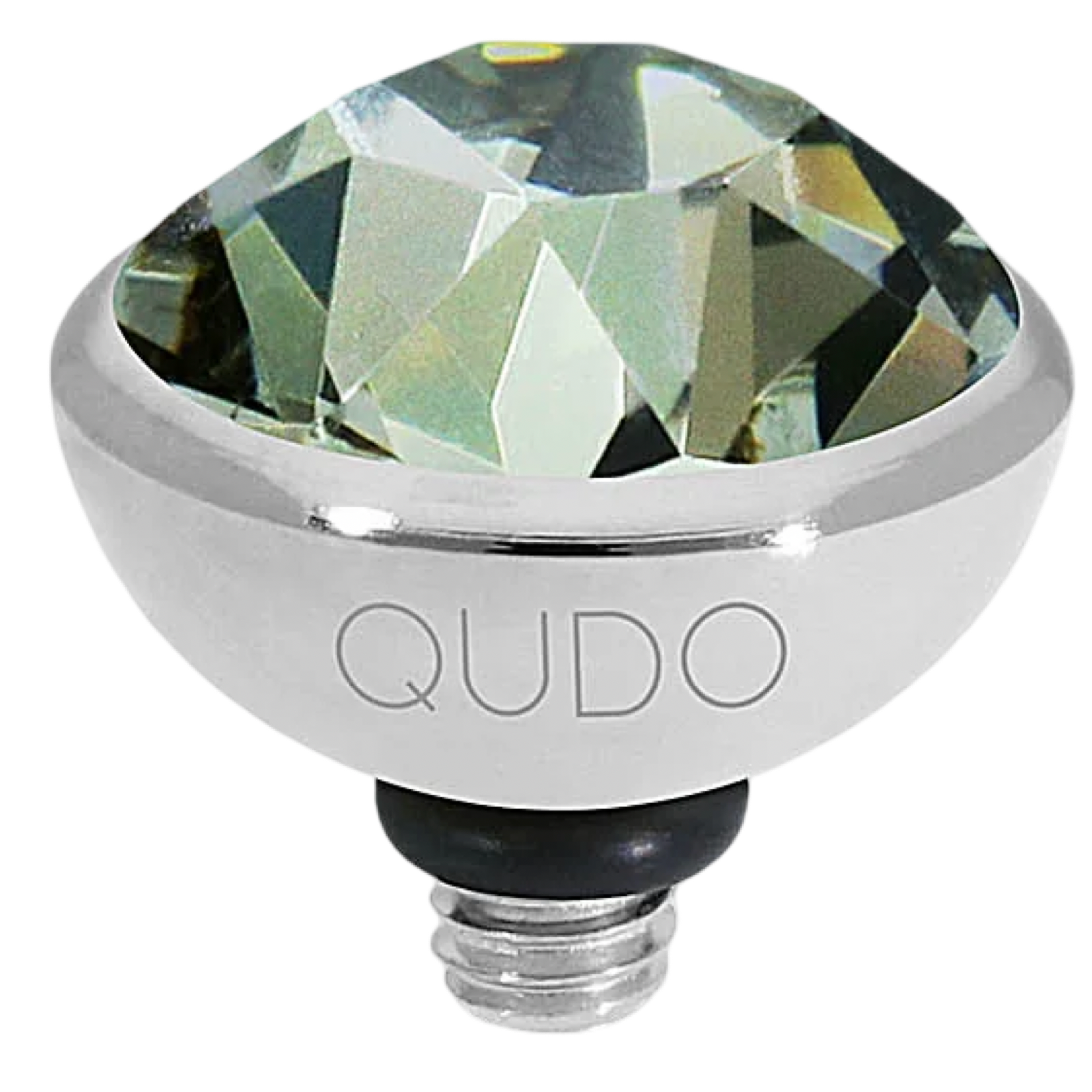 QUDO Bottone Silver Top | Neutral Crystal Collection