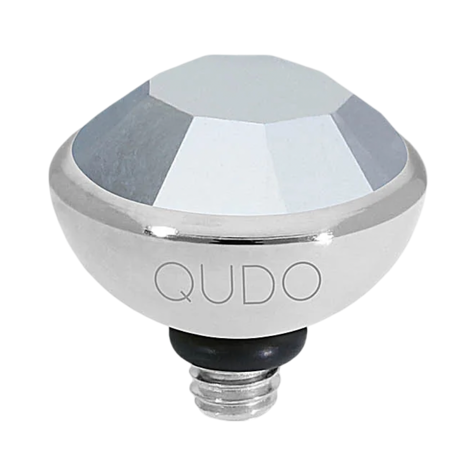 QUDO Bottone Silver Top | Neutral Crystal Collection