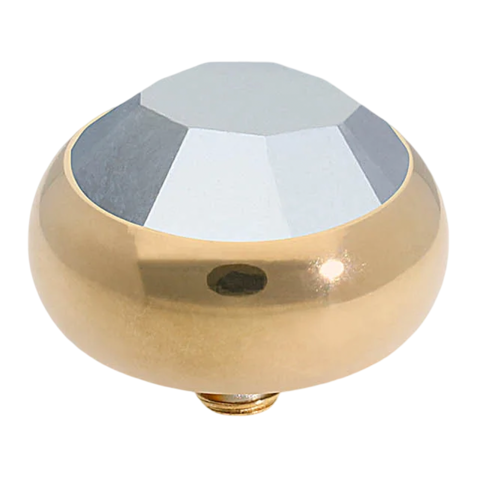 QUDO Sesto Swarovski Gold Top | Neutrals Collection