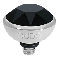 QUDO Bottone Silver Top | Neutral Crystal Collection