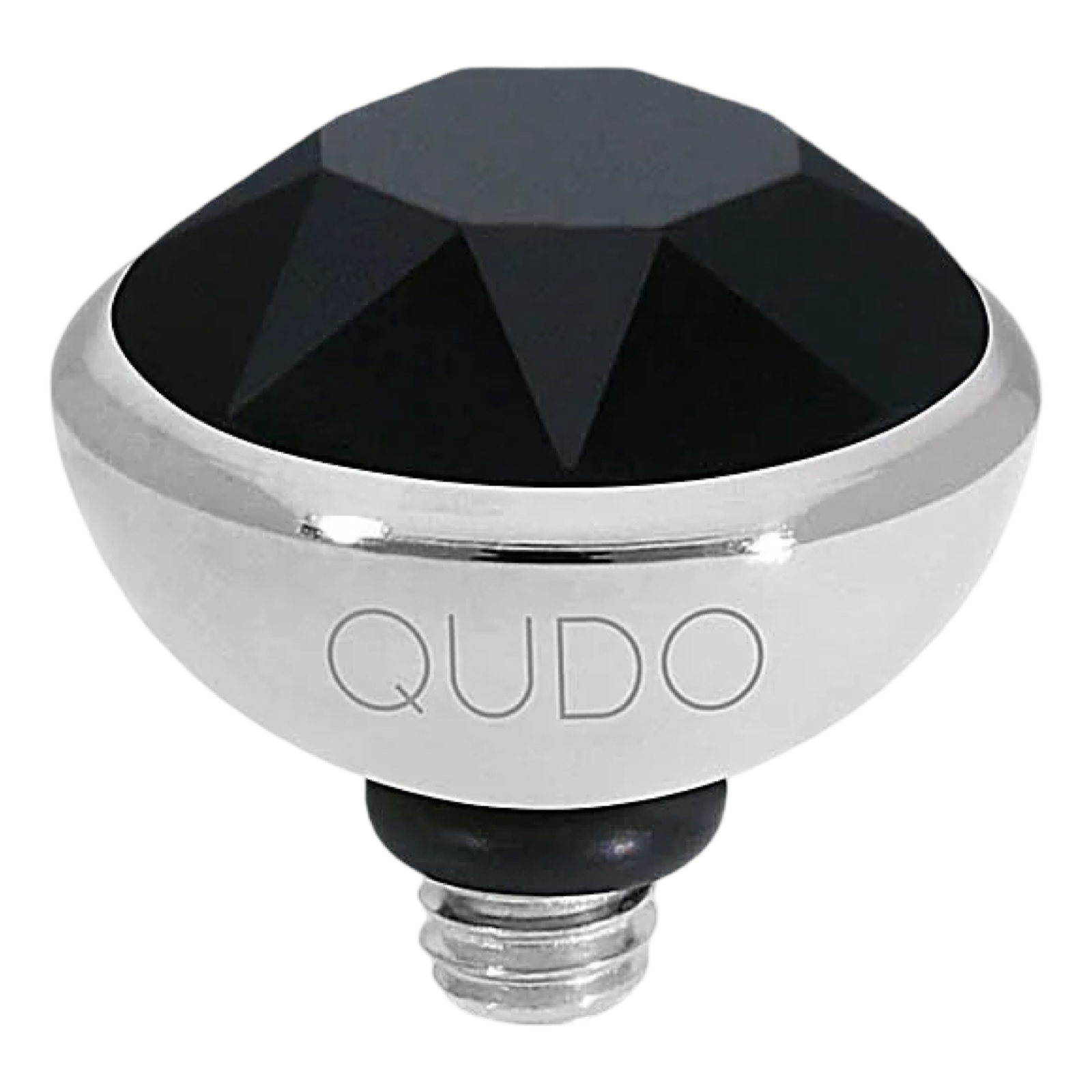 QUDO Bottone Silver Top | Neutral Crystal Collection