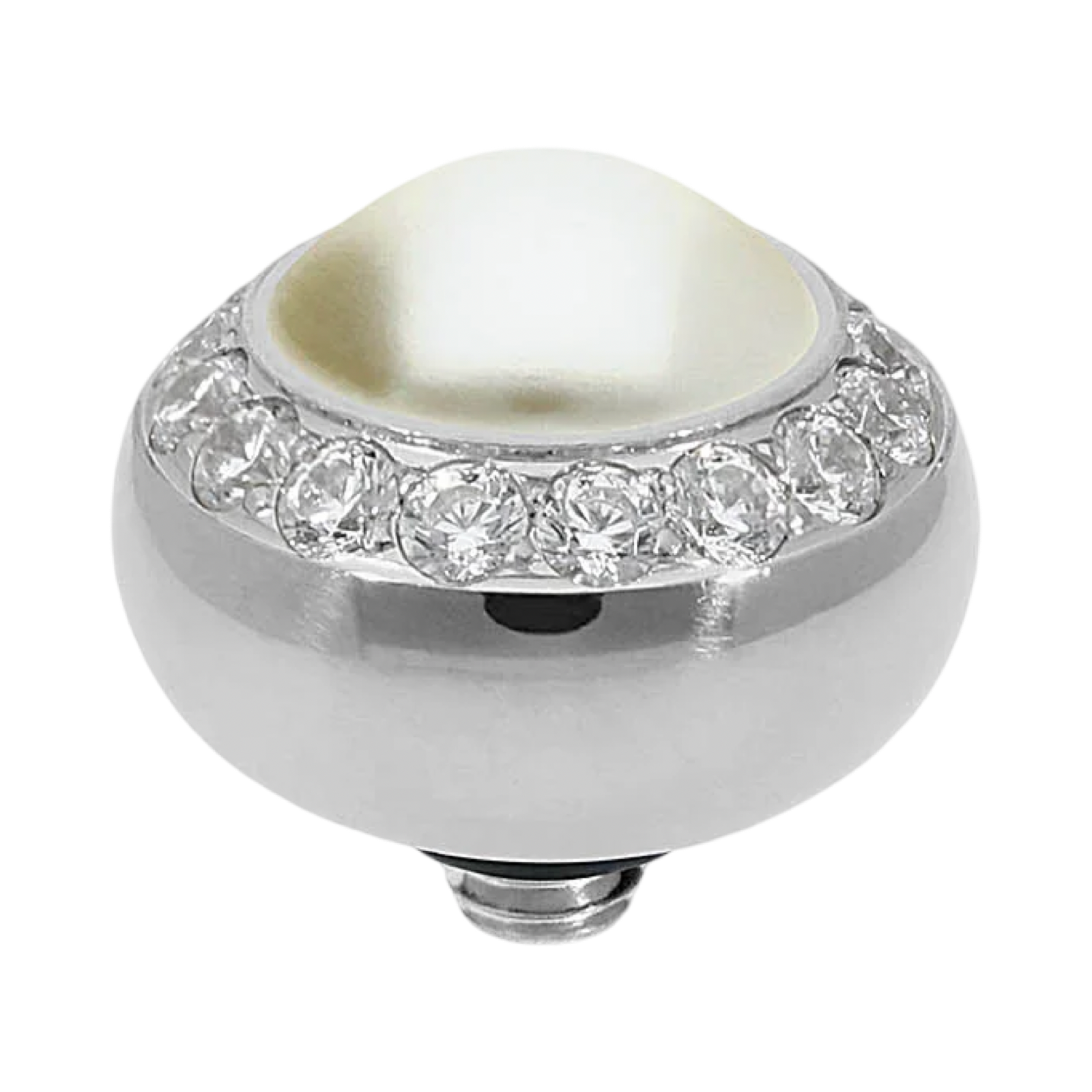 QUDO Tondo Deluxe Silver Top | Neutral Crystal Collection