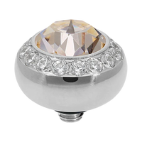 QUDO Tondo Deluxe Silver Top | Neutral Crystal Collection