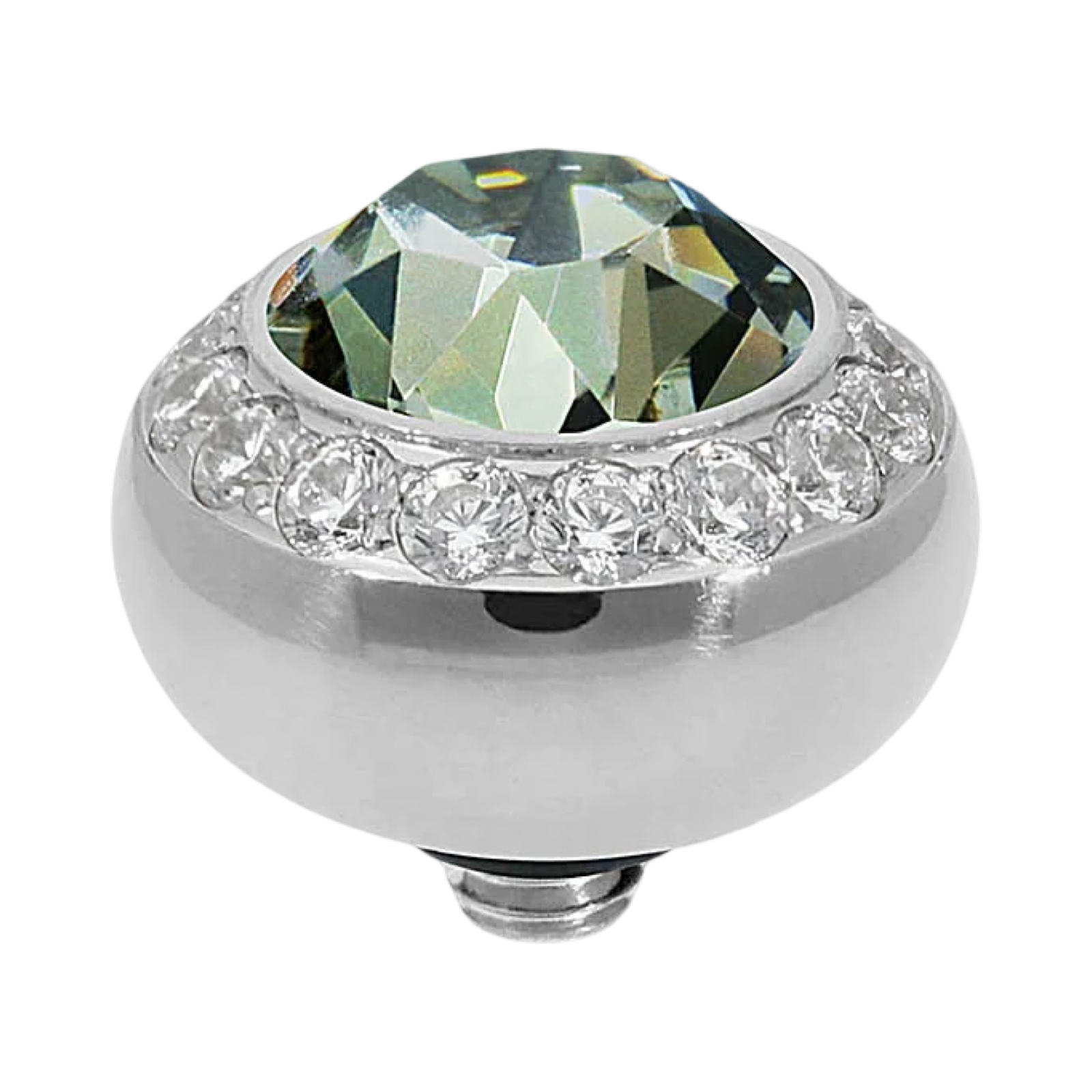 QUDO Tondo Deluxe Silver Top | Neutral Crystal Collection