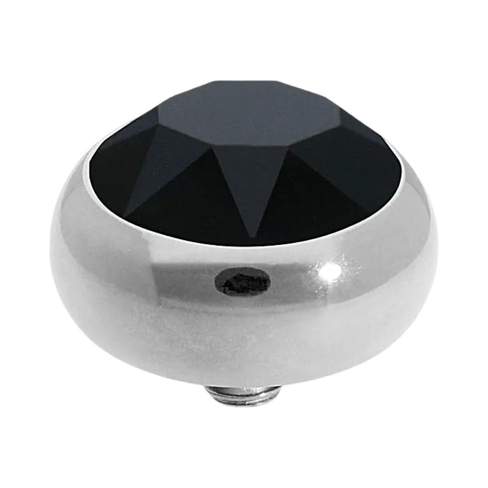 QUDO Sesto Silver Top | Neutral Crystal Collection