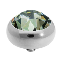 QUDO Sesto Silver Top | Neutral Crystal Collection