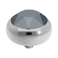 QUDO Sesto Silver Top | Neutral Crystal Collection
