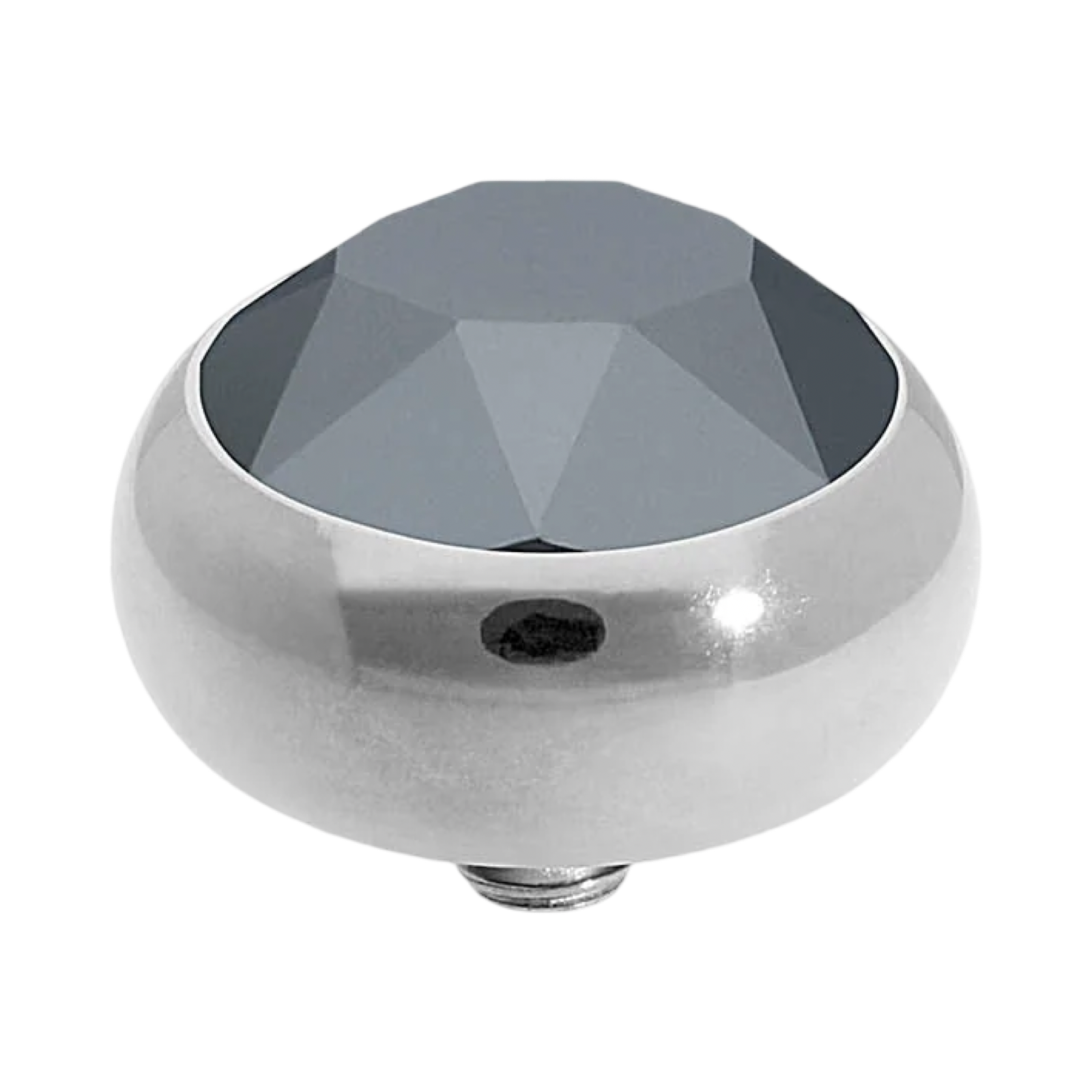 QUDO Sesto Silver Top | Neutral Crystal Collection
