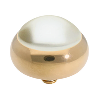 QUDO Sesto Swarovski Gold Top | Neutrals Collection