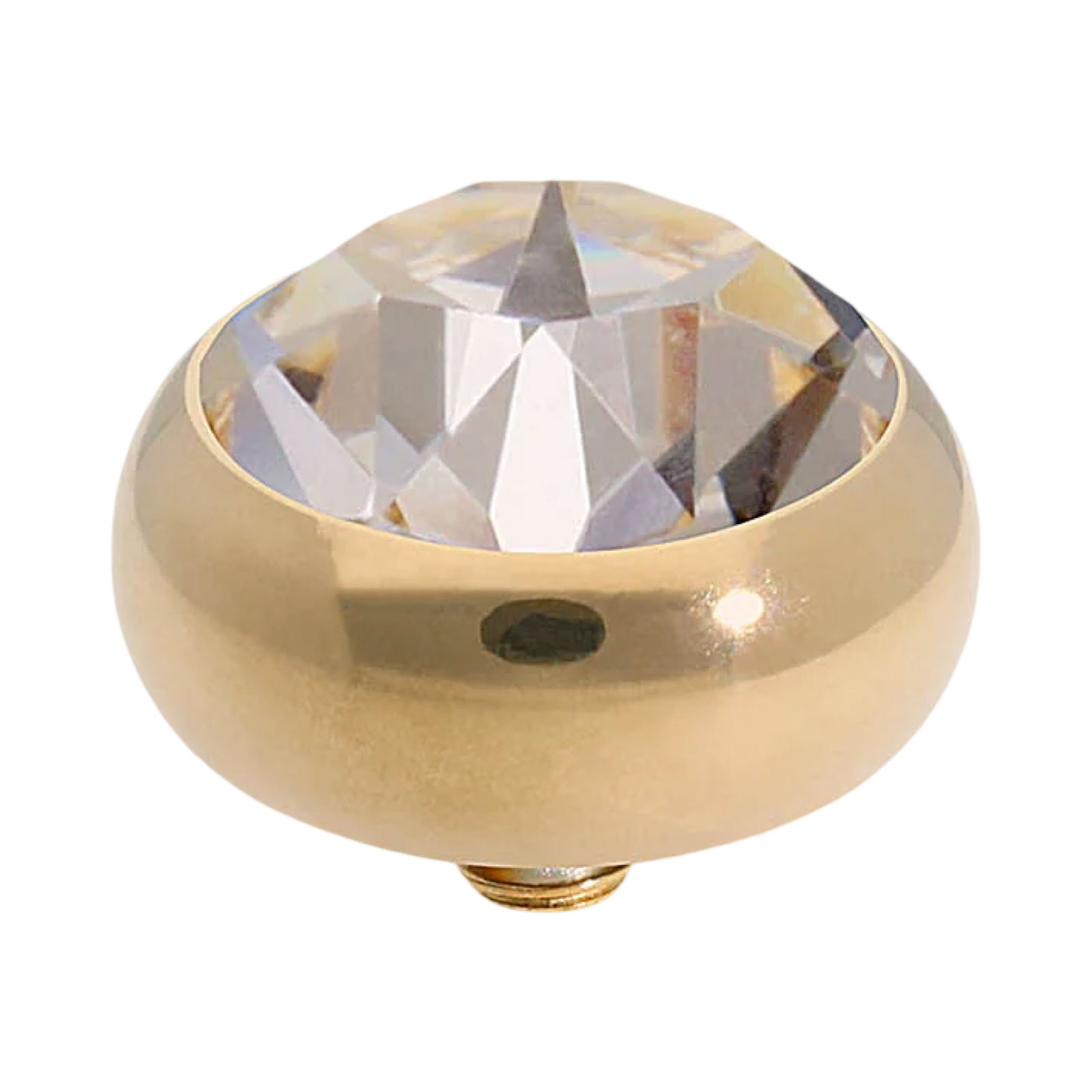 QUDO Sesto Swarovski Gold Top | Neutrals Collection